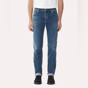 $228 CITIZEN OF HUMANITY Made In USA Jeans Mens 30x27” CORE Slim Straight Denim
